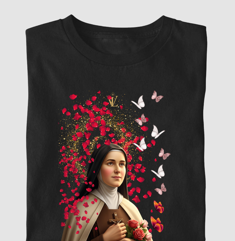 Santa Teresinha no jardim