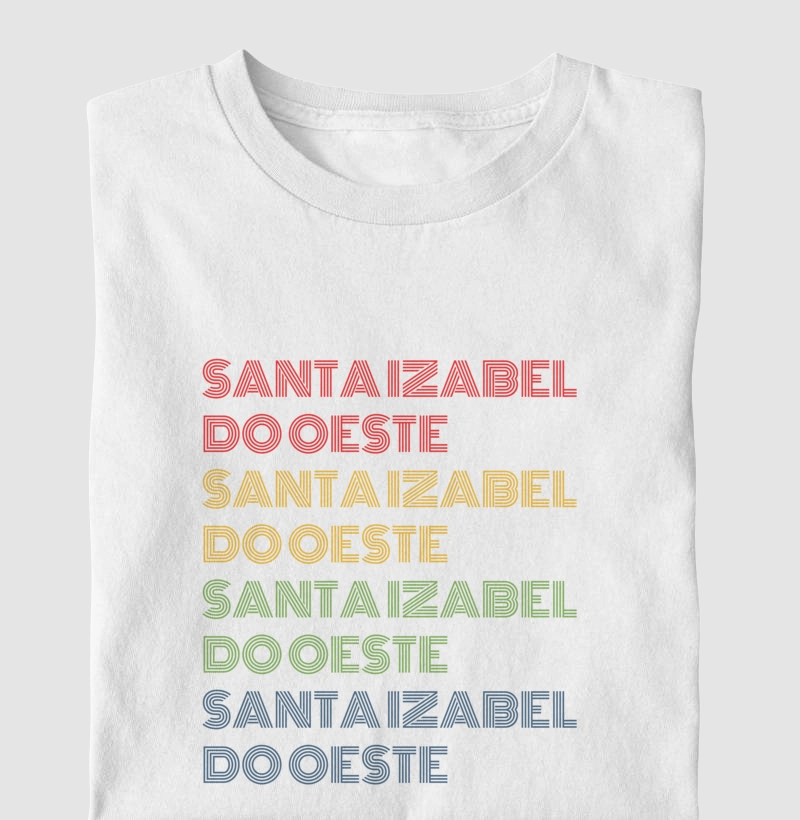 Santa Izabel do Oeste Letreiro Retrô