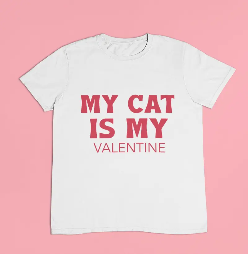 My cat is my valentine