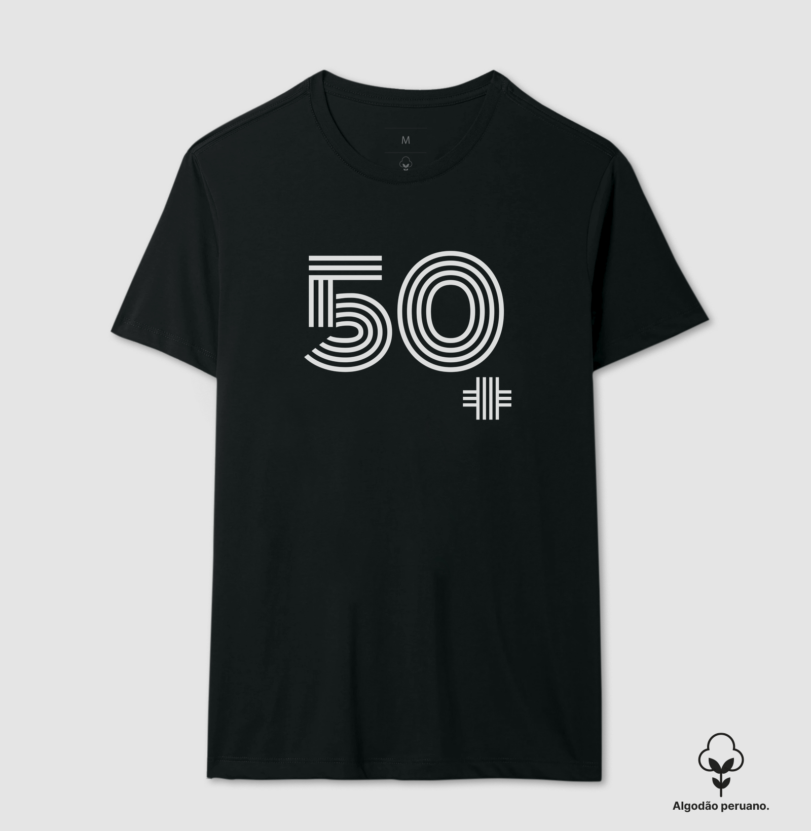 50 MAIS estampa branca