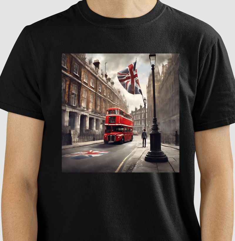 London, Bus and Boy