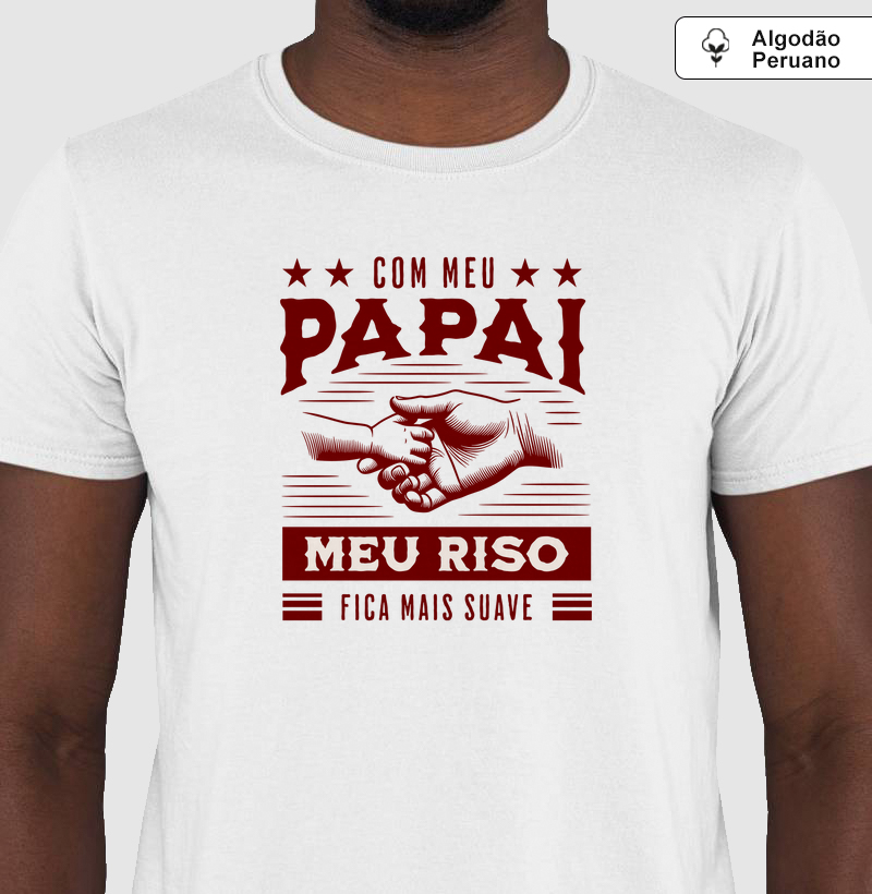 Camiseta Algodão Peruano Sorriso