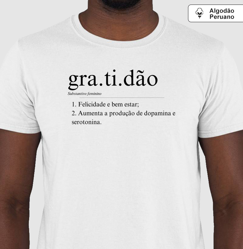 Camiseta Gratidão