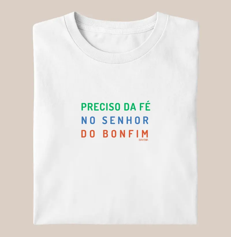 Preciso da fé no Senhor do Bonfim