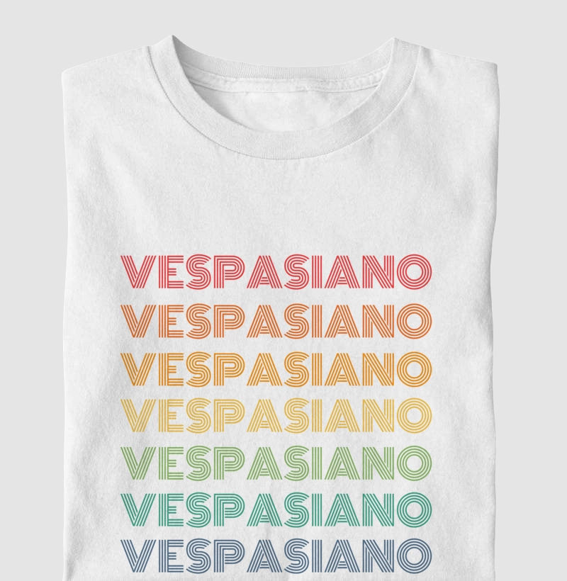 Vespasiano Letreiro Retrô