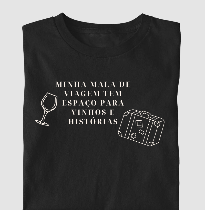 Camiseta Mala de Vinho