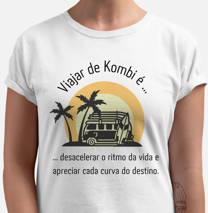 Camiseta - Viajar Kombi