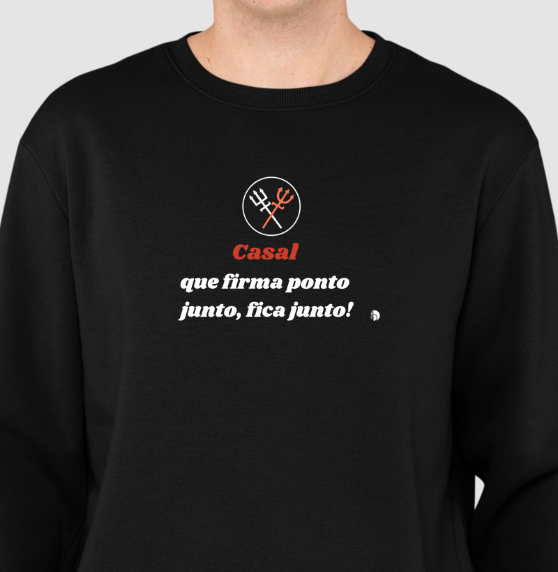 Casal que firma ponto
