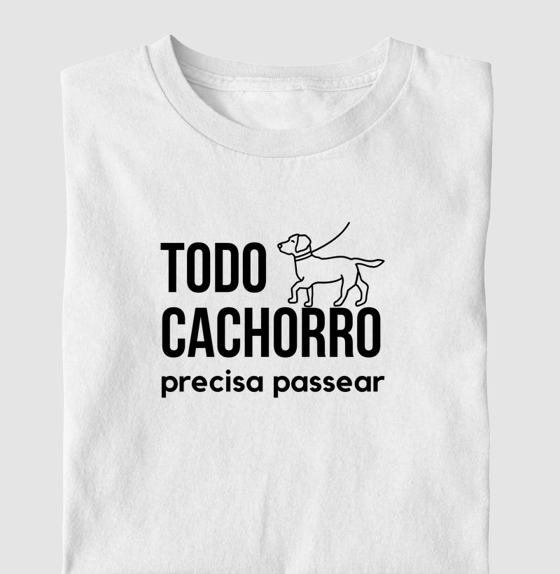 Todo cachorro precisa passear