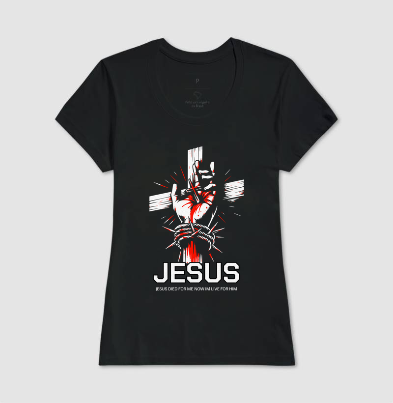 Mão de Jesus Cristo na cruz