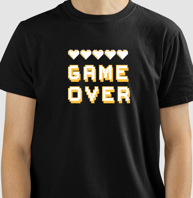 Camiseta Game Over