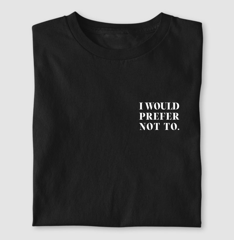 I would prefer not to - Bolso