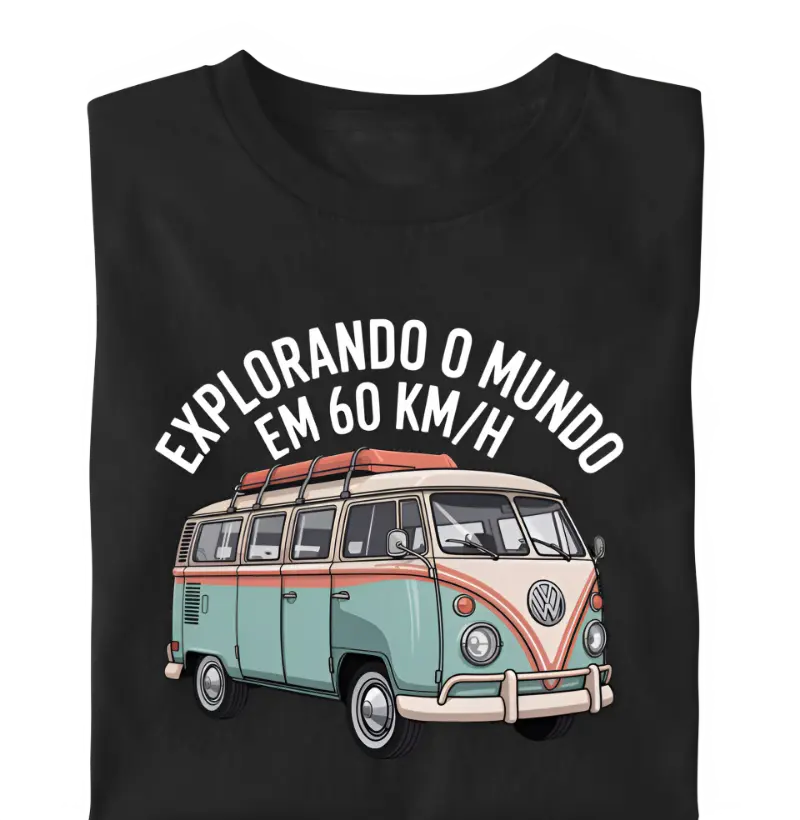 Explorando o Mundo em 60 Km/h Kombi Vintage Aventura