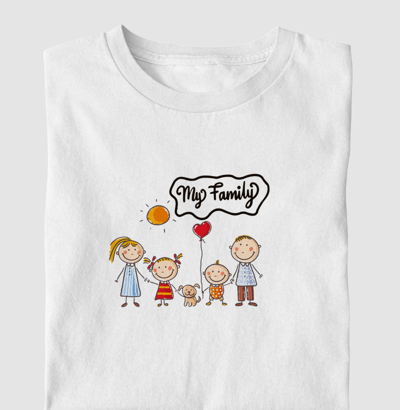 Camiseta Família Diversão