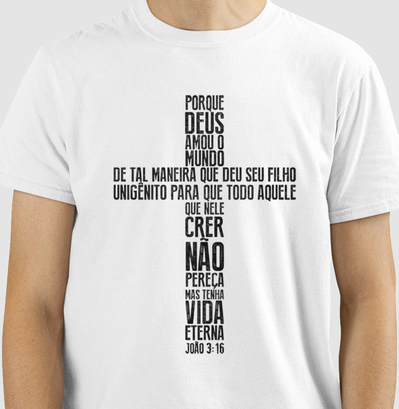 Camiseta - João 3:16