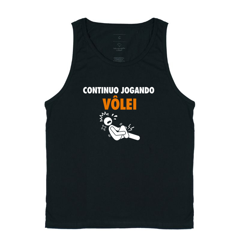Continuo jogando vôlei