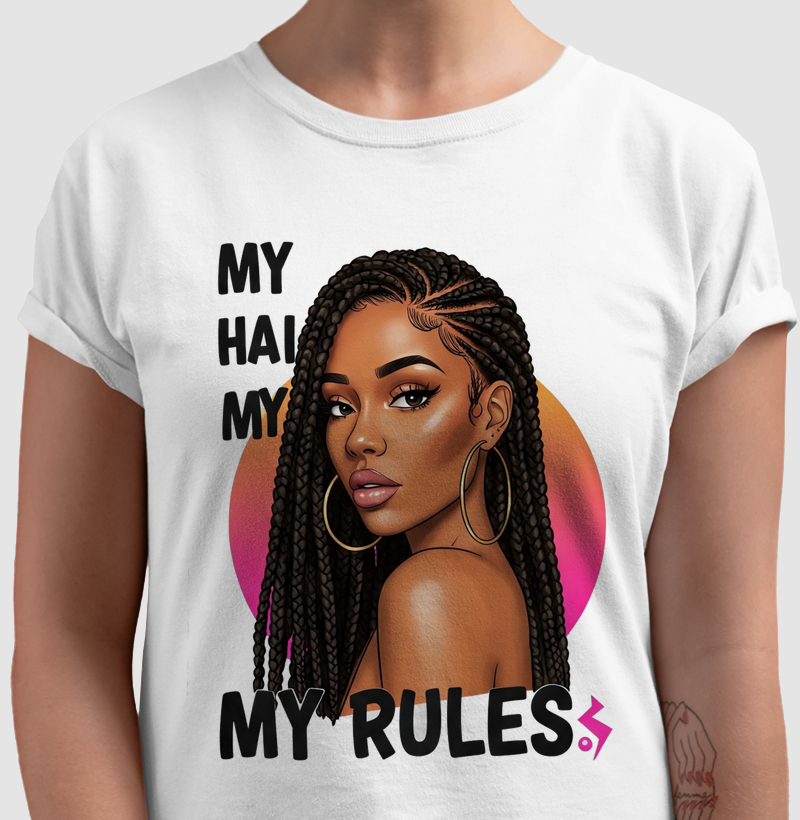 Camiseta Original Cabelo Trança