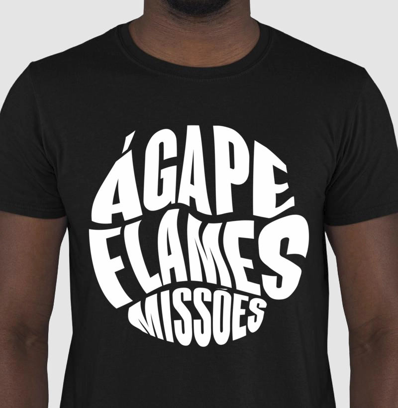 Camiseta Ágape Flames Missões Global