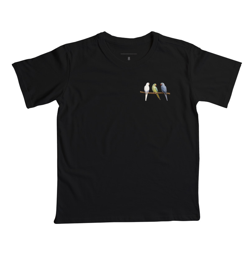 Camiseta Infantil - Minimalista Ringnecks