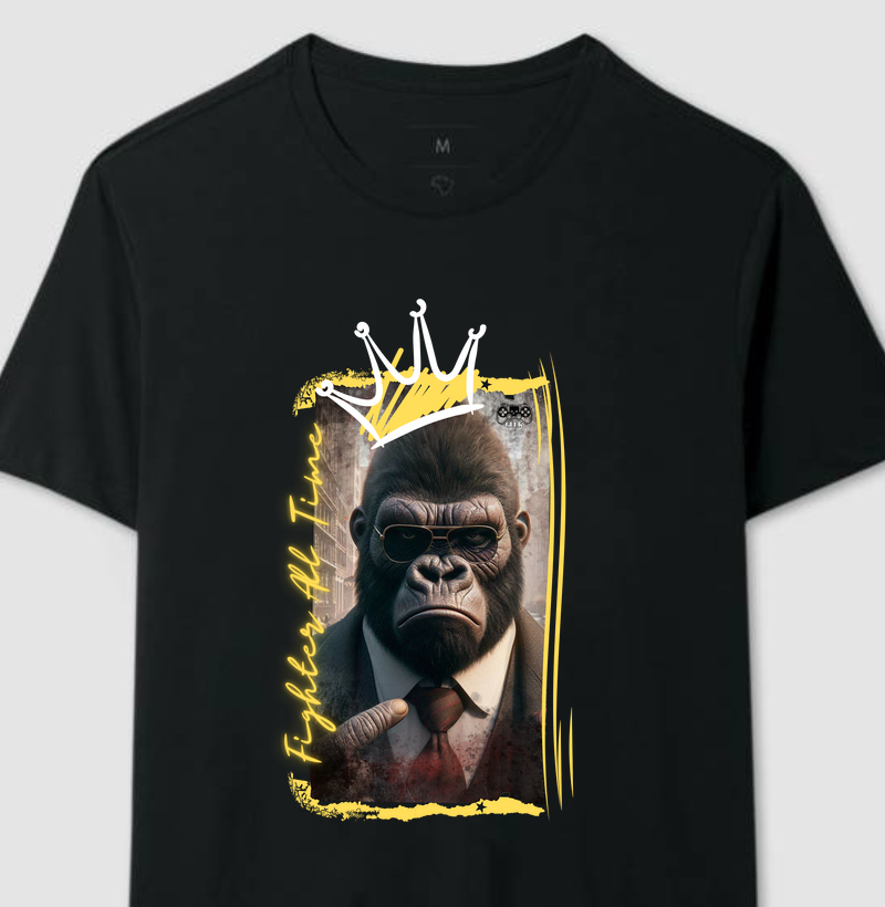 T-Shirt FIGHTER ALL TIME THE KING art