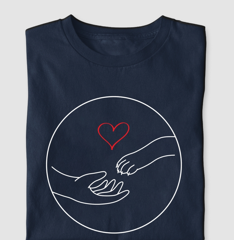 Camiseta Cachorro Salsicha - nao compre amor adote preta H30