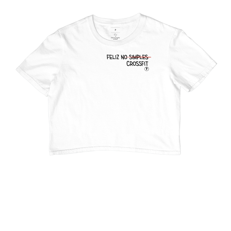 Cropped Feliz no Crossfit
