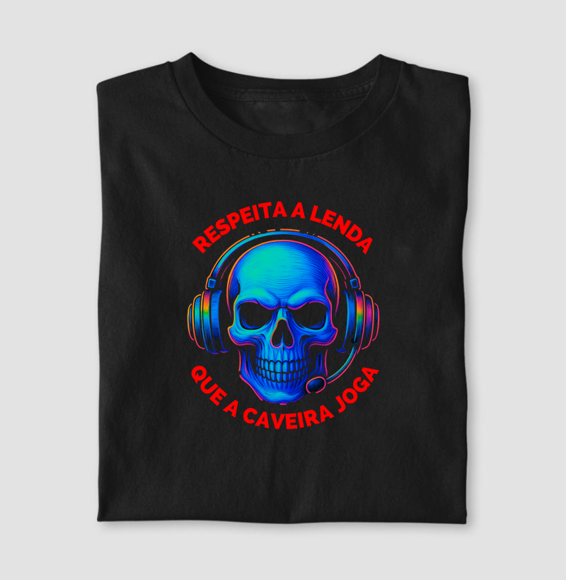 Caveira Gamer - Respeita a Lenda