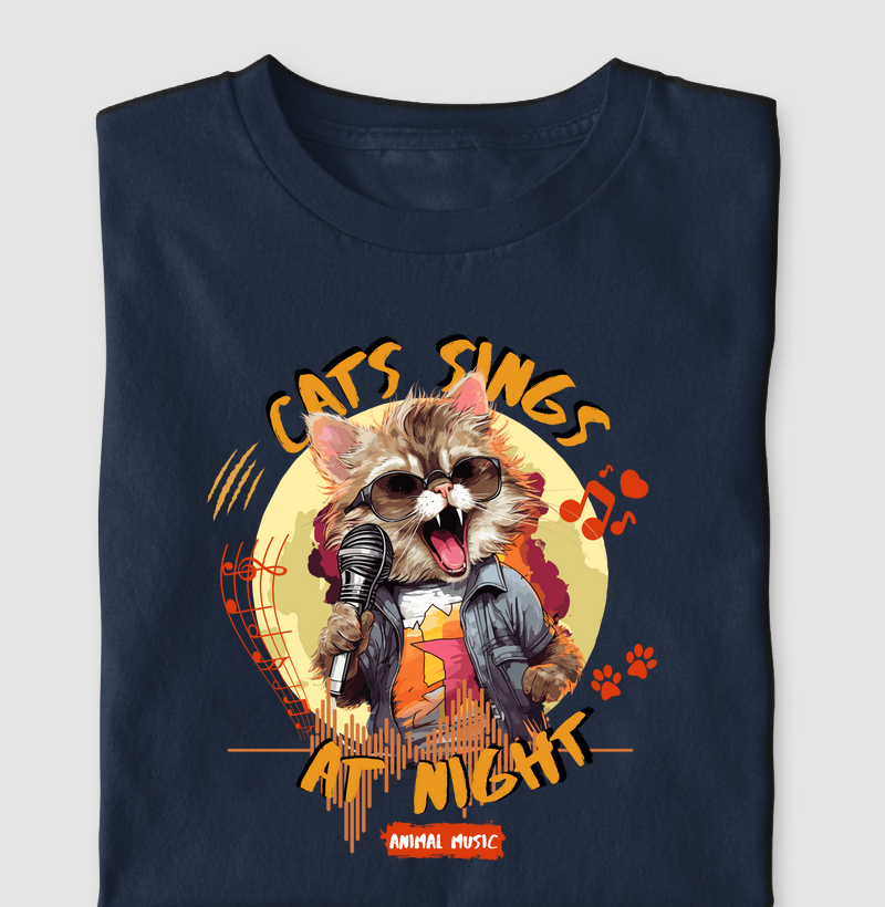 Camiseta Cats Sings