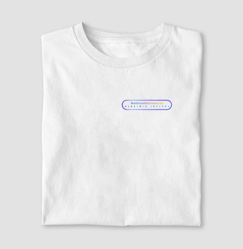 Autoconhecimento – Alquimia Interna” – Estampa minimalista e consciente