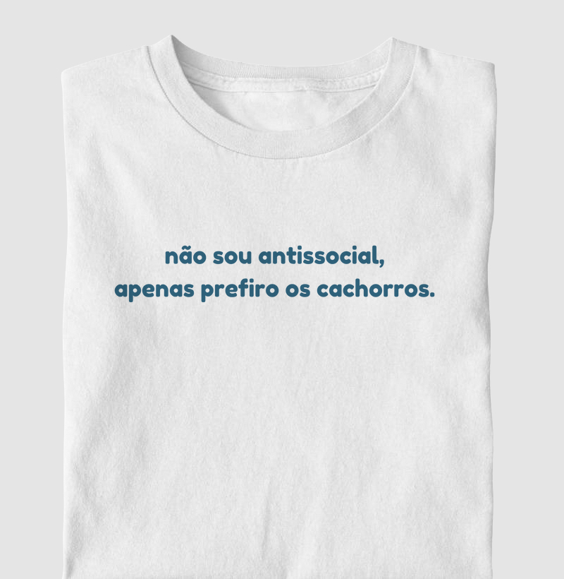 Não sou antissocial...