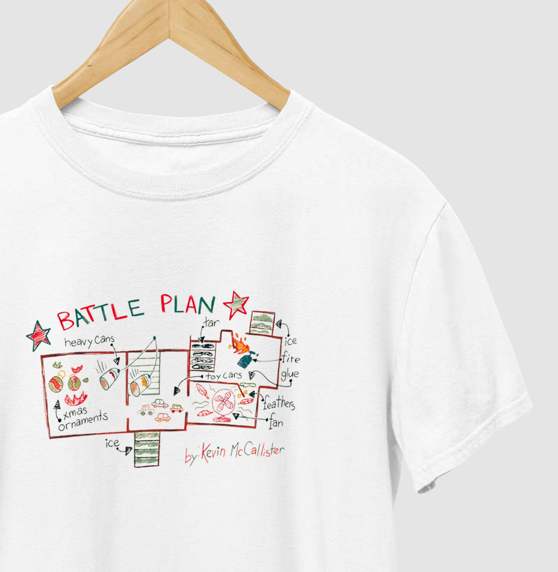 Camiseta Battle Plan – Estampa by Kevin McCallister