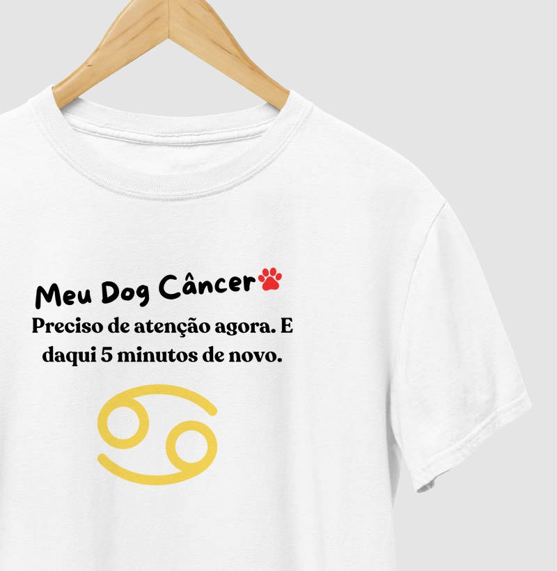 Camiseta Dog Câncer