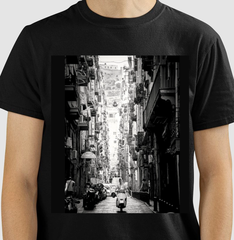 Camiseta Meio Urbano Preta