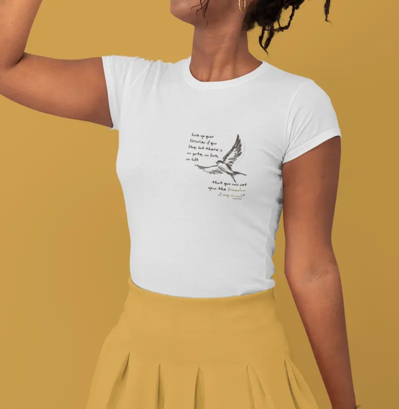 Camiseta Freedom of My Mind — Virginia Woolf