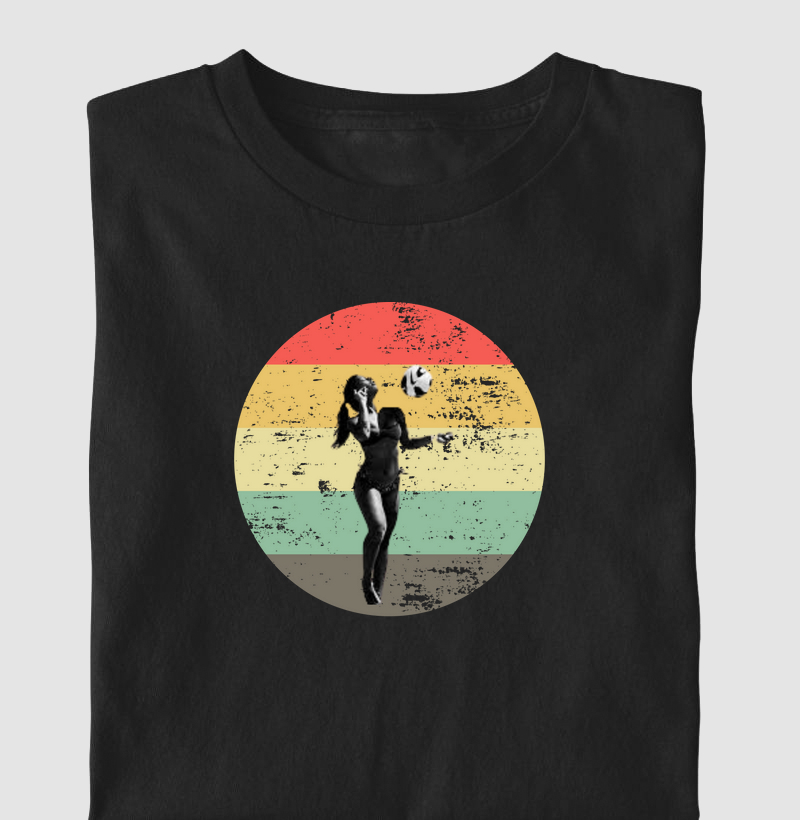 Camiseta levantada de ombro
