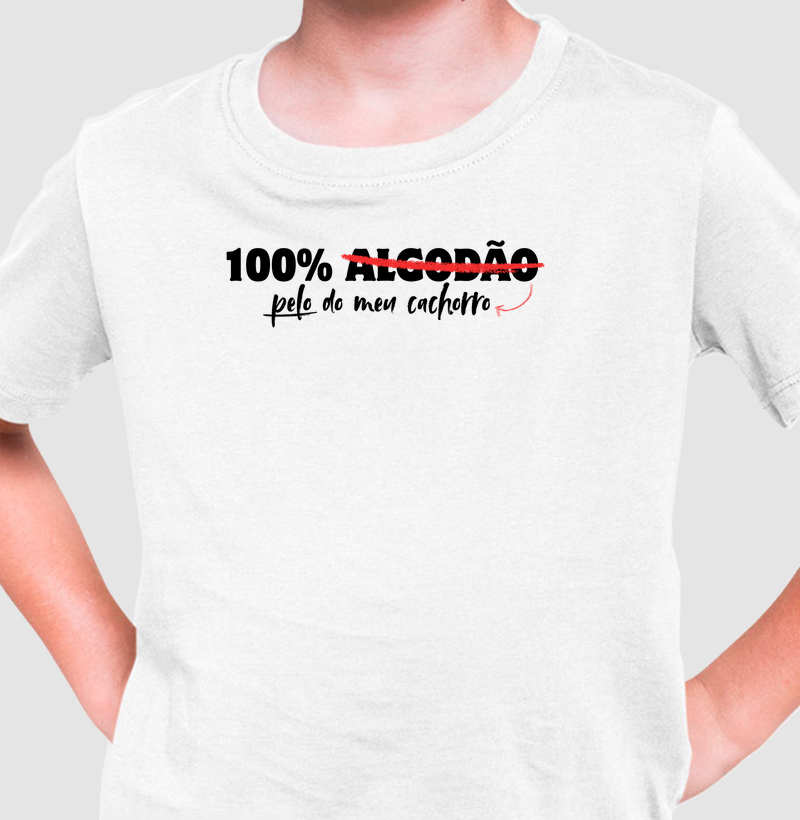100% pelo de cachorro