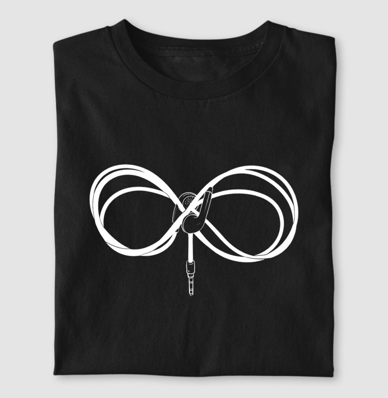 Fone infinito à mão