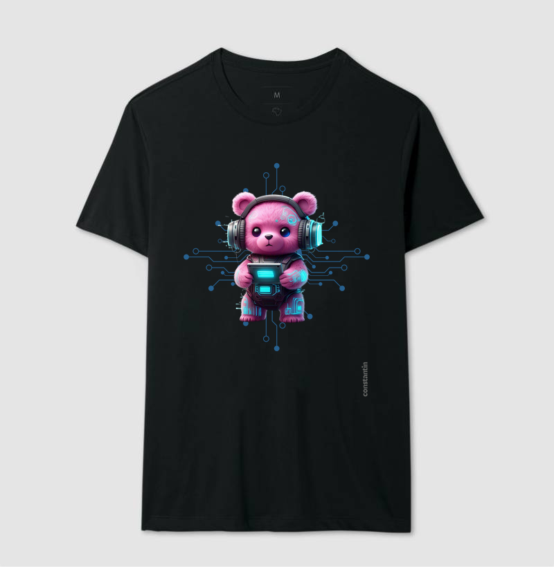 Urso tecnológico pink