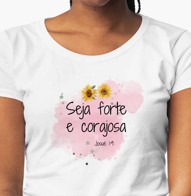 Camiseta Reserva Ink Seja Forte e Corajosa