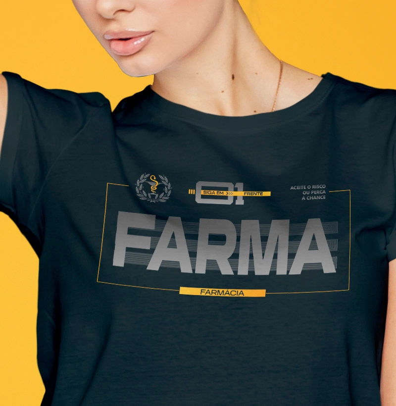 Camiseta Farmácia Premium - feminina 