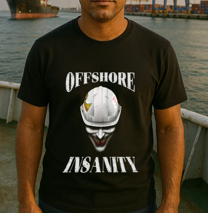 Camiseta Unissex 100% Algodão - Offshore Insanity | Collab Mundoffshore