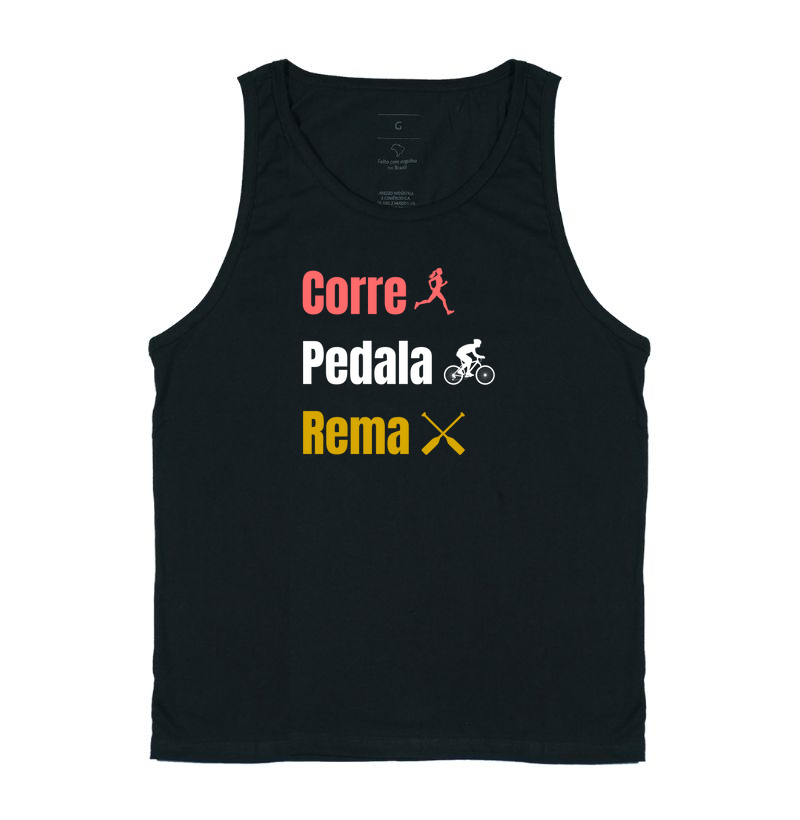Corre, pedala e rema