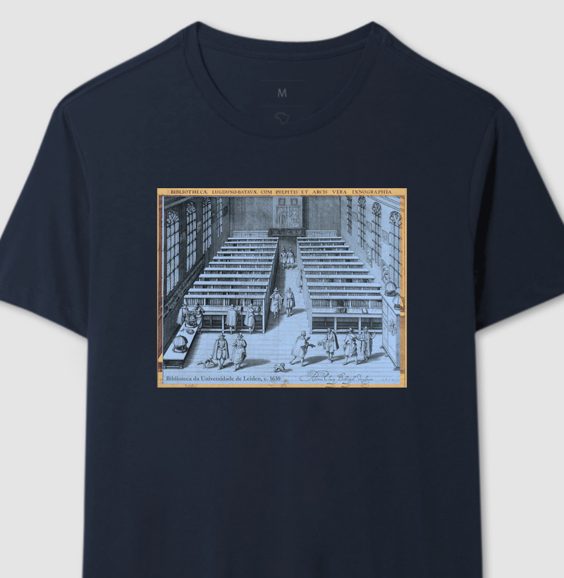 Camiseta Biblioteca da Universidade de Leiden, 1610