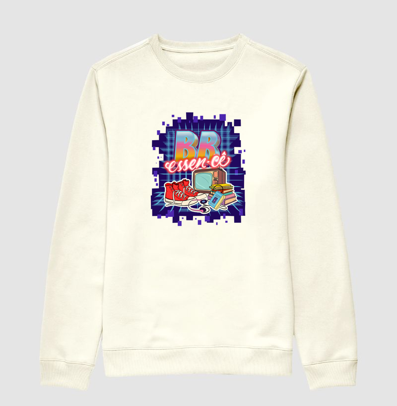 Moletom suéter coleção - ''Br essen-cê retro'' 