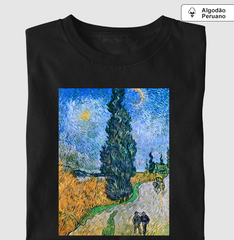 Road with Cypress and Star