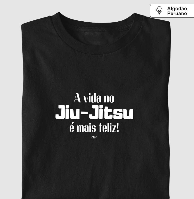 A vida no Jiu-Jitsu é mais feliz!