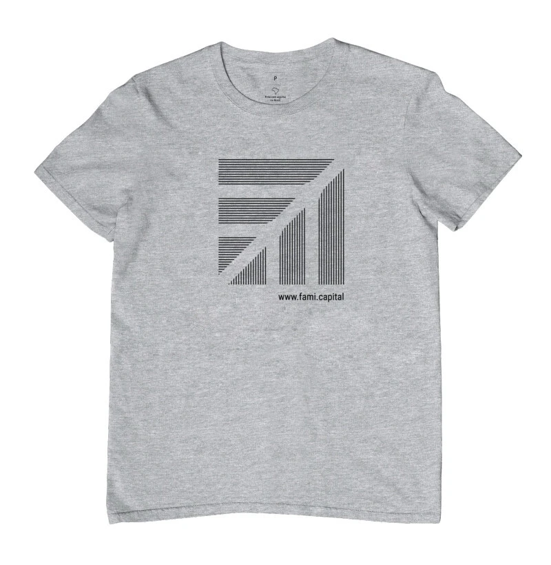 SÍMBOLO LINHAS - MASCULINA - CINZA