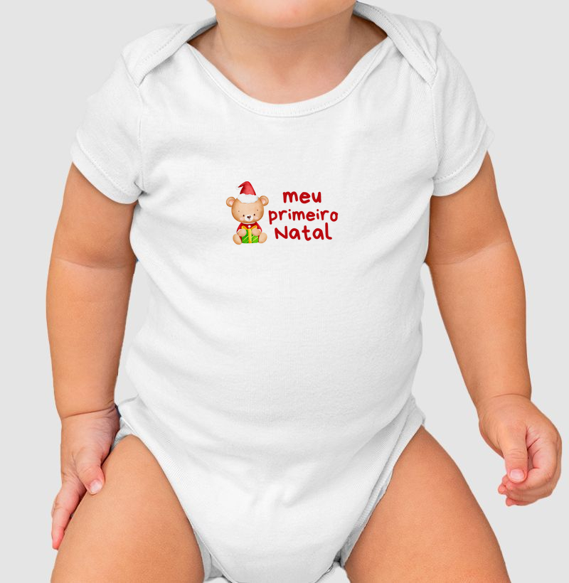 Body "Meu Primeiro Natal"