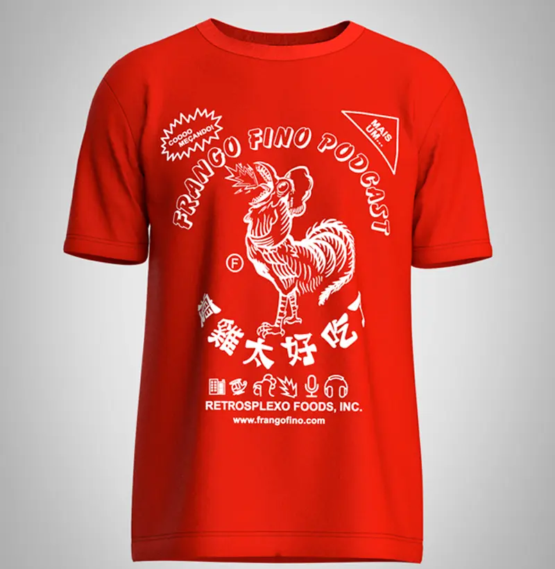 CAMISETA "FRANGO FINO x PIMENTA SRIRACHA"