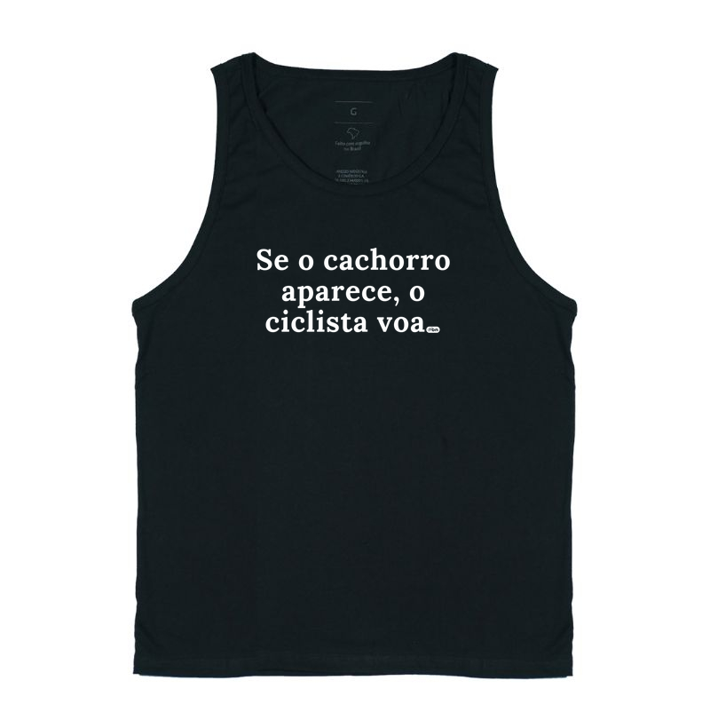 Se o cachorro aparece, o ciclista voa